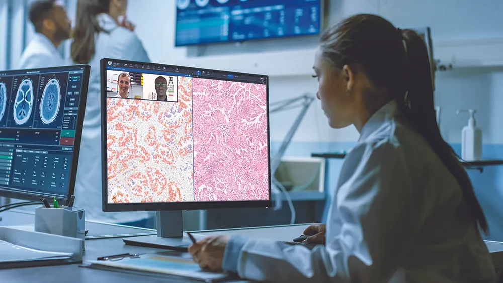 radiologists in office